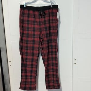 Sonoma Plaid Tartan Fleece PJ Pants